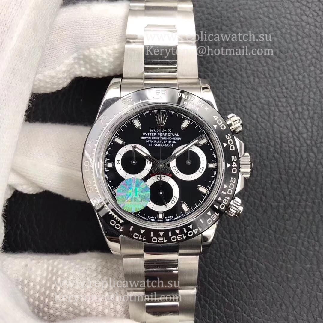 Shop R01ex Daytona  116500 LN JF SS Black Dial 7750