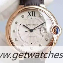 Best Price Ca*t1er Ballon Bleu Rose Gold White Dial M9015
