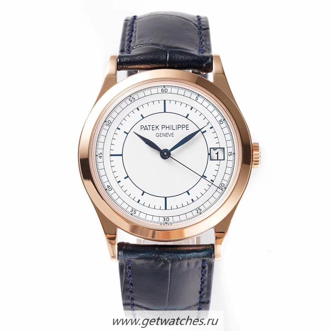 High Quality Pat*k Phi1i*pe Calatrava 5296R ZF V3 Rose Gold White Dial 324SC