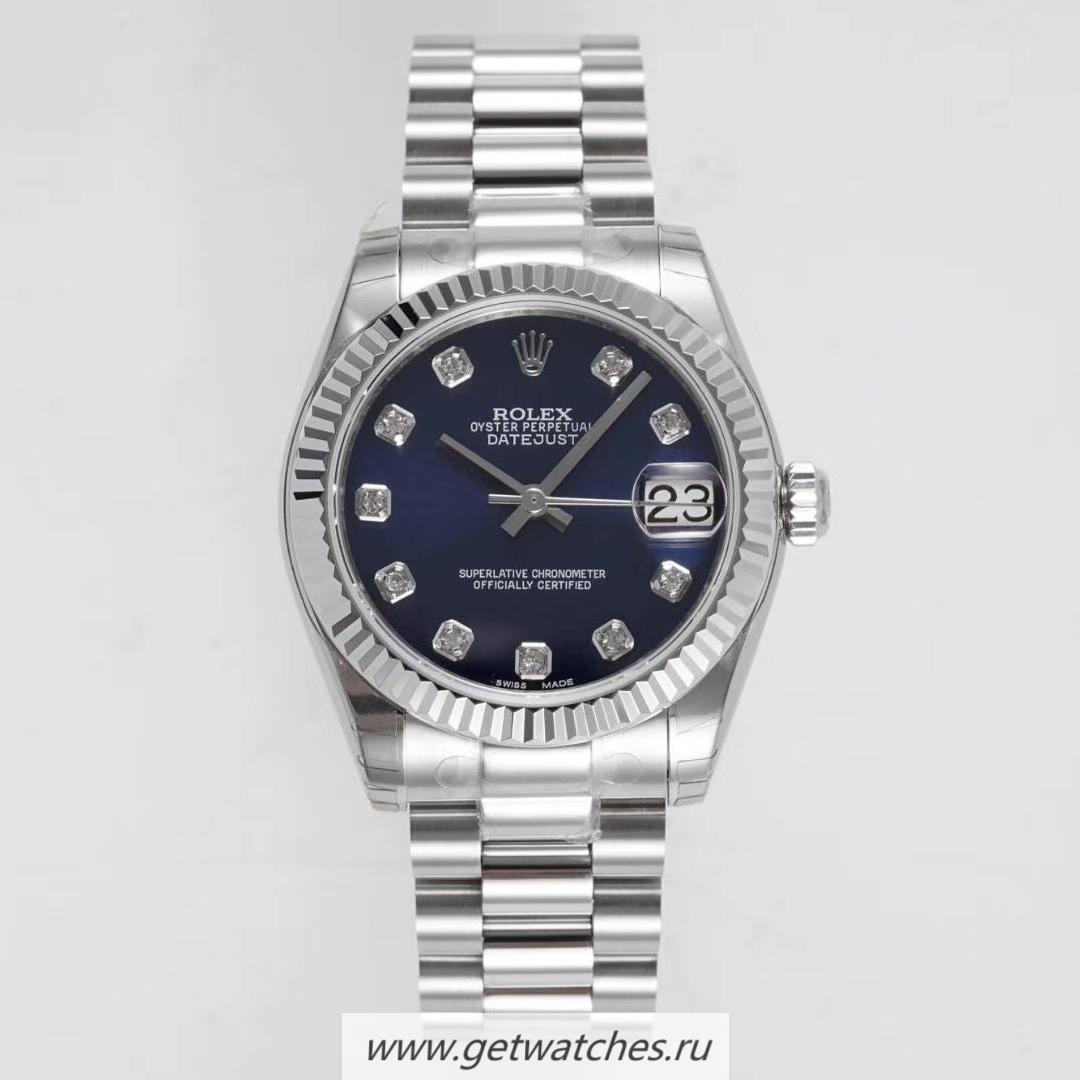 Perfect Replica R01ex Datejust 31 178274 GSF SS 904L Blue Dial 2836