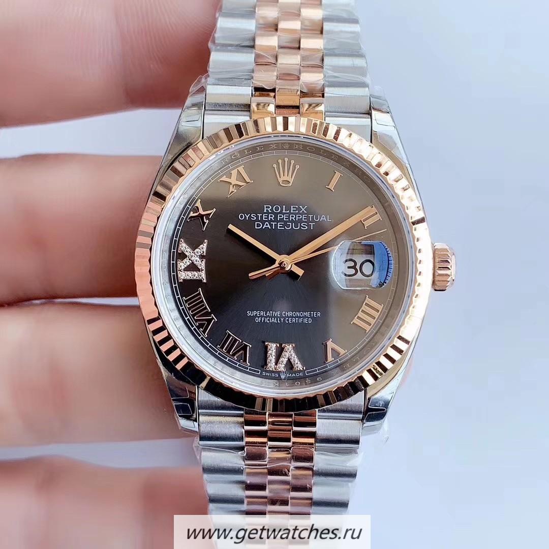Best Price R01ex Datejust 36 116233 EWF SS & Rose Gold Black Dial 3235