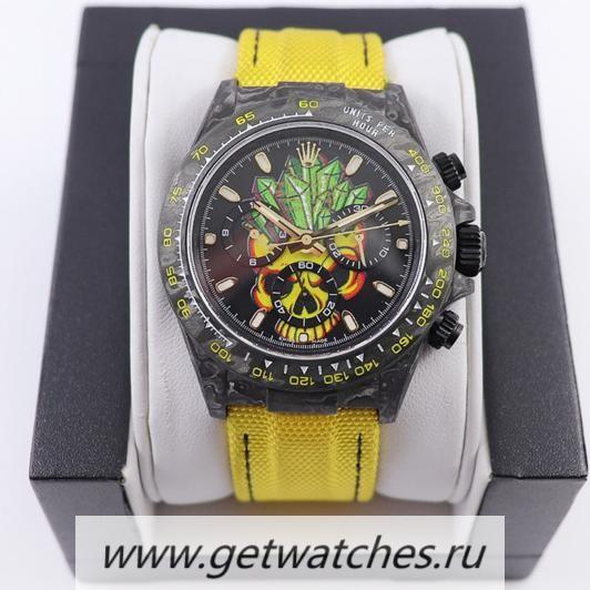 Shop R01ex Daytona CronusArt X WWF Forged Carbon Black Dial 7750