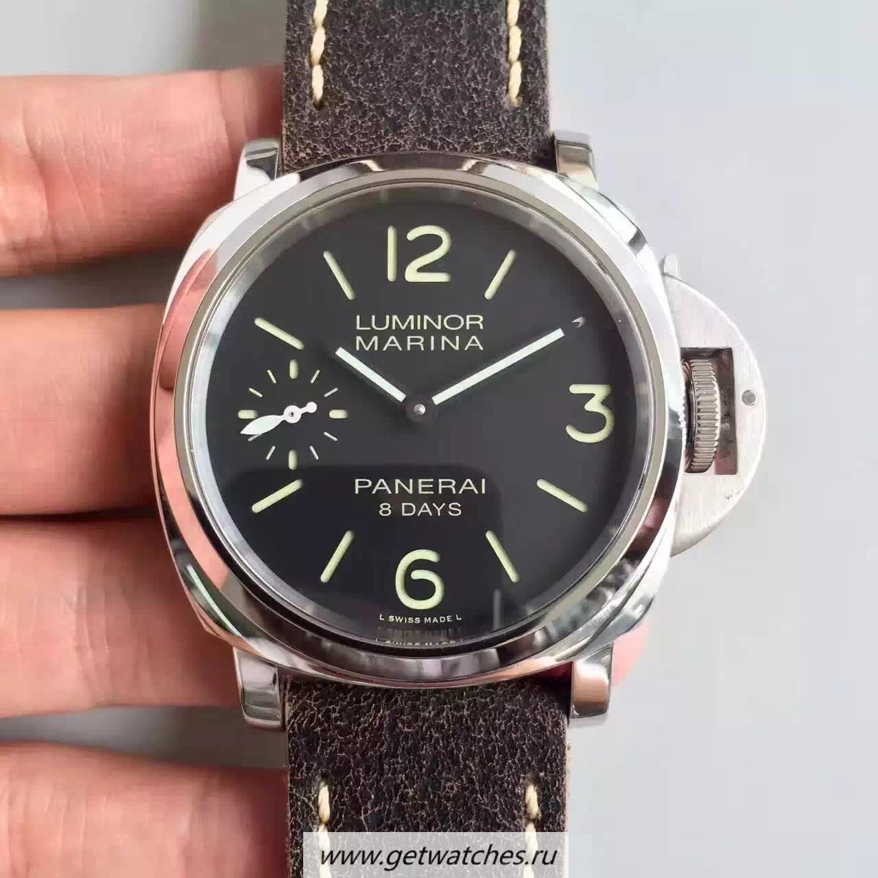 Fake Pa*e*a1 Luminor Black Seal PAM076 VSF SS Black Dial 7750