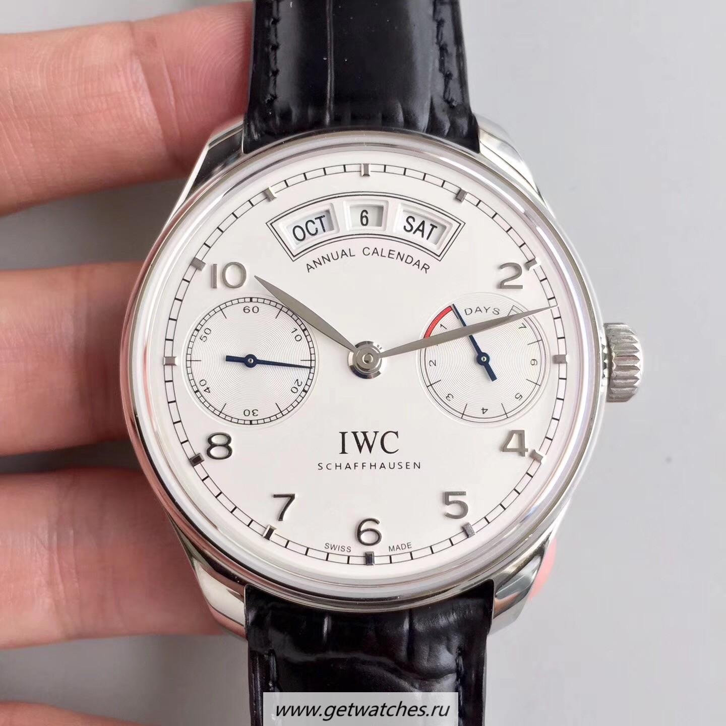 NEW Replica IWC Portugieser Annual Calendar IW503501 YLF SS White Dial 52850