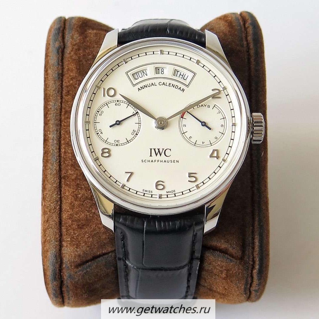 High Quality IWC Portugieser Annual Calendar IW503501 ZF SS White Dial 52850