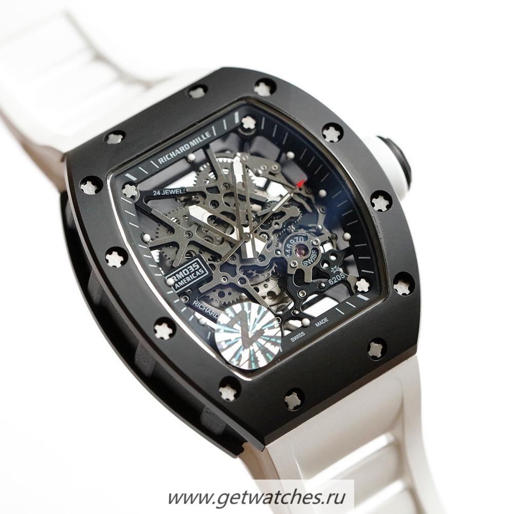 High Quality Richard Mille RM35 Americas ZF Ceramic Black Dial NH05A