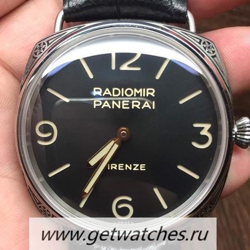 Shop Pa*e*a1 Radiomir 1940 PAM 520 SS Black Dial Lemania