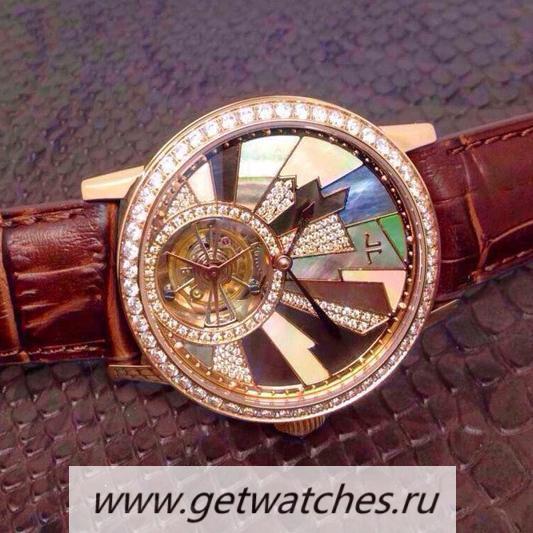 Best Price Jaeger-LeCoultre Rendez Vous Tourbillon Rose Gold & D1am0nds Pearl Dial Tourbillon