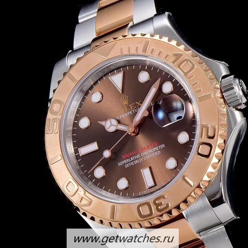 Shop R01ex Yacht-Master 40 116621 ARF SS & Rose Gold Chocolate Dial 2824